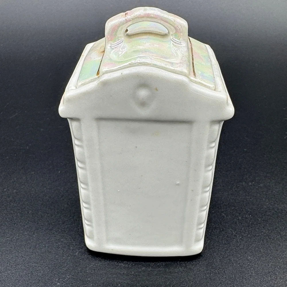 Vintage 1930 MEPOCO WARE Lusterware Cinnamon Canister Made in Germany